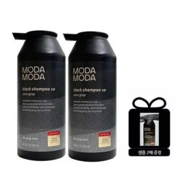 Moda Moda [셀러허브]모다모다 제로 그레이 블랙 샴푸 10 300g (2개) + 1회용 10매 (AD) (S33552727) Moda Moda Zero Gray Black Shampoo 300g (2 pieces) + 10 disposable pieces [Basic]