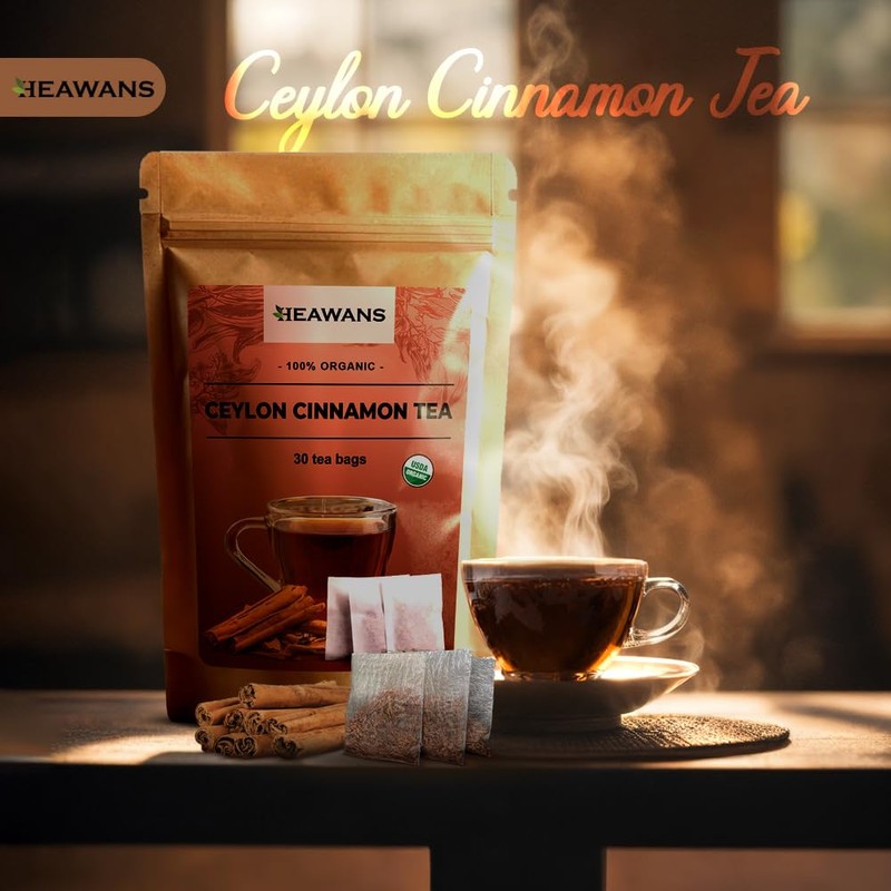Organic Ceylon Cinnamon Tea Bags | 30 count