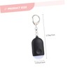 KONTONTY Keychain Alarm Outdoor Personal Purse Mini Alarm Flashlight LED