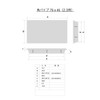 Light Cap End Cap for Iron Square Pipe 0.09 x