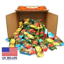 Russian Shoppe Assorted Famous Russian Candies - Mishka Kosolapiy, Belochka and Alenka, 1 LB
