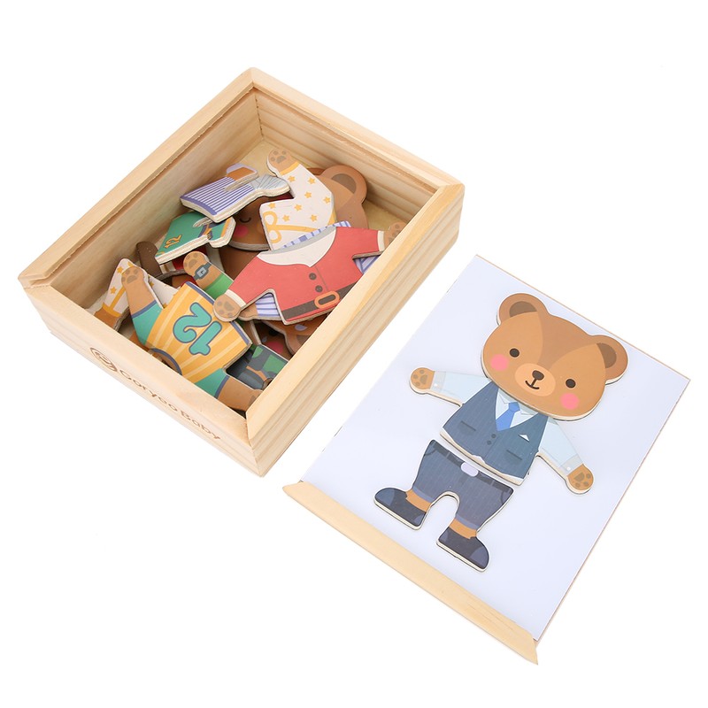 Children Magnetic Puzzle Jigsaw Interactive Brain Development Toys Educational ToyType