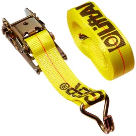 Lift-All Cargo Strap, Ratchet, 20 ft x 2 in, 1600 lb, Yellow