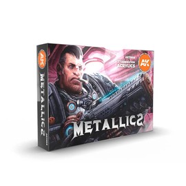 Ak interactive AK11608 Metallics Colours Set 6 x 17 ml