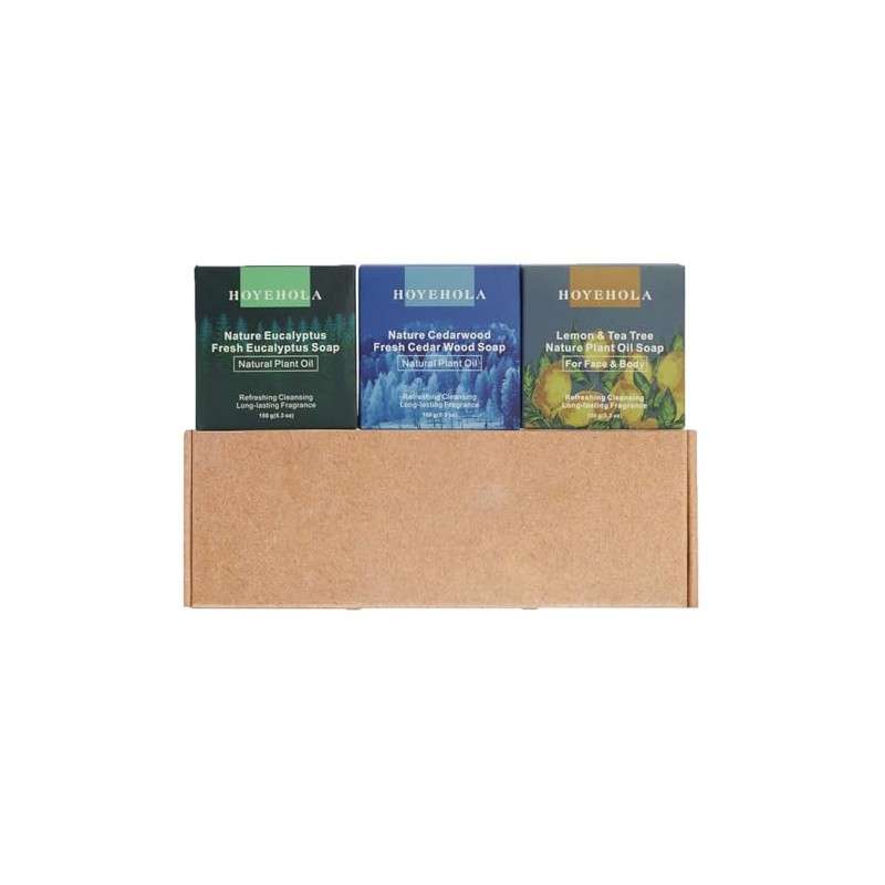 3 Pastillas De Jabón Natural Para Baño - Aceites Esenciales