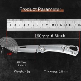 Mini Folding Fruit Knife Stainless Steel Self-defense Camping Knife Portable Paring Knives Fit Outdoor Survival Barbecue - Color: 1pc