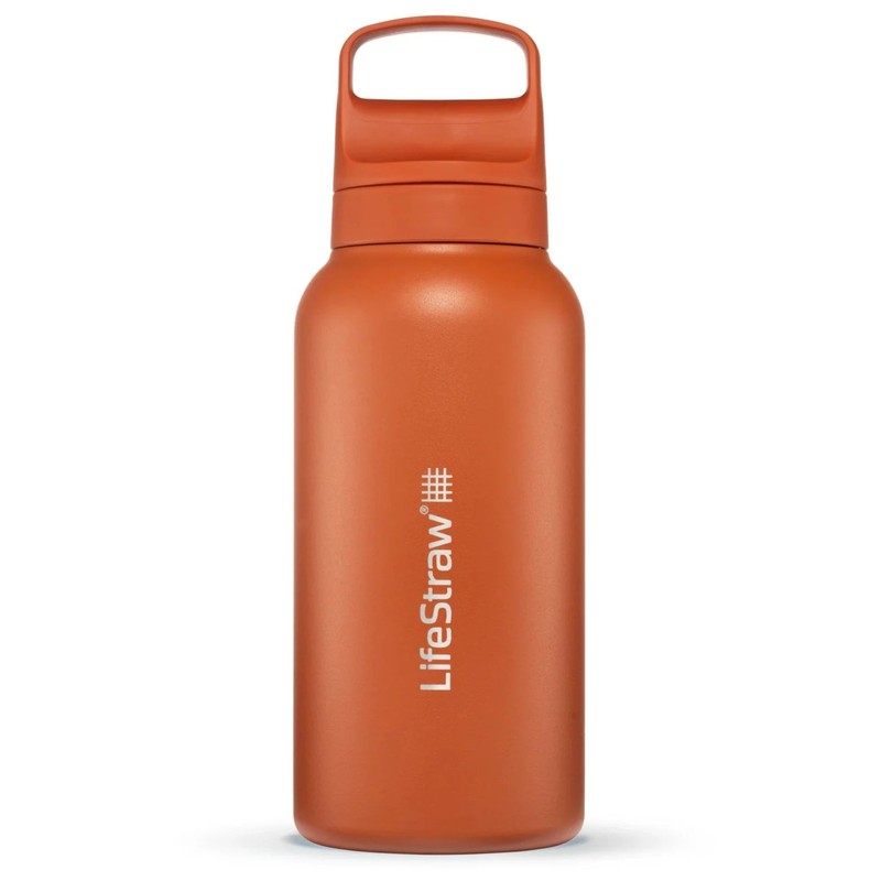 LifeStraw Go 2.0 Stainless Steel Water Filter Bottle 700ml, Aegean