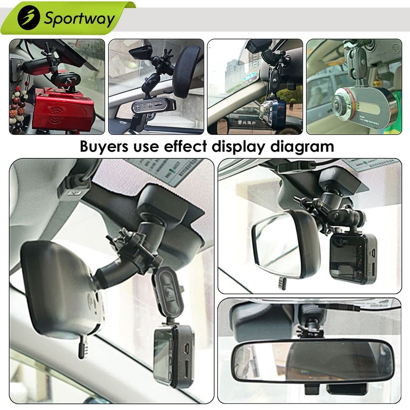 Sportway S80 Dash Cam mount, Dash Cam Mirror Mount Holder