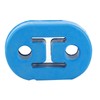 4PCS Universal Blue Silicon Muffler Exhaust Hanger Short Hangers 12mm1/2''