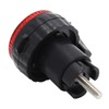 Bike Handlebar Plug Light with Rearview Mirror Bicycle Accessories Cycling