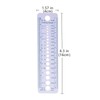 Wmzjnljy 2pcs 2-10mm Knitting Needle Gauge Plastic Sew Knitting Measuring