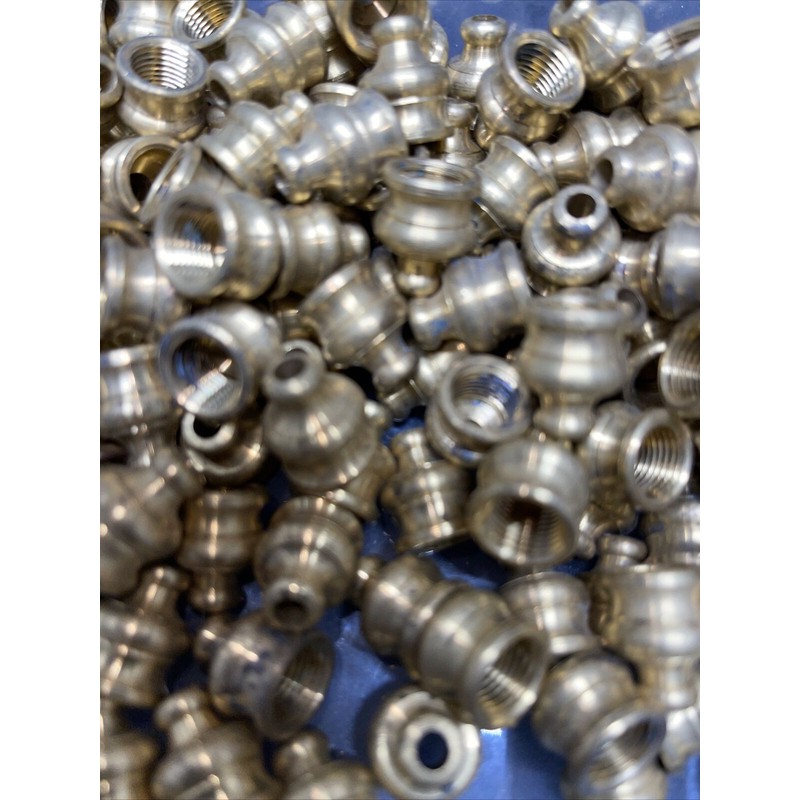 PYRAMID New Unf Solid Brass 11/16" Pyramid Finial Knob w/top