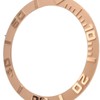 Watch Bezel Insert 38mm Ceramic Embossed Digit Watch Bezel Ring
