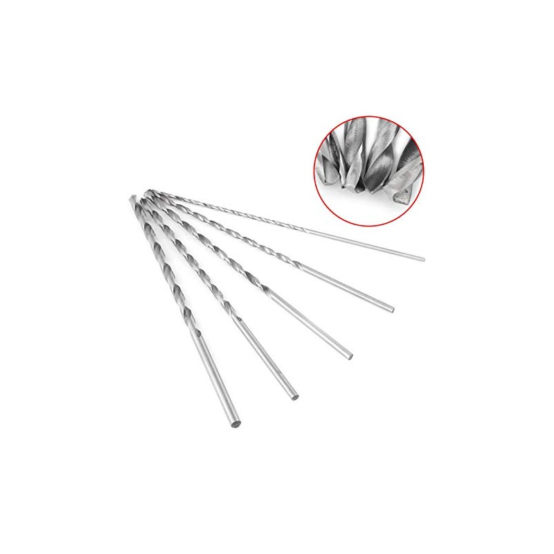 Ausla 5 pieces long HSS twist drill bits, core hole