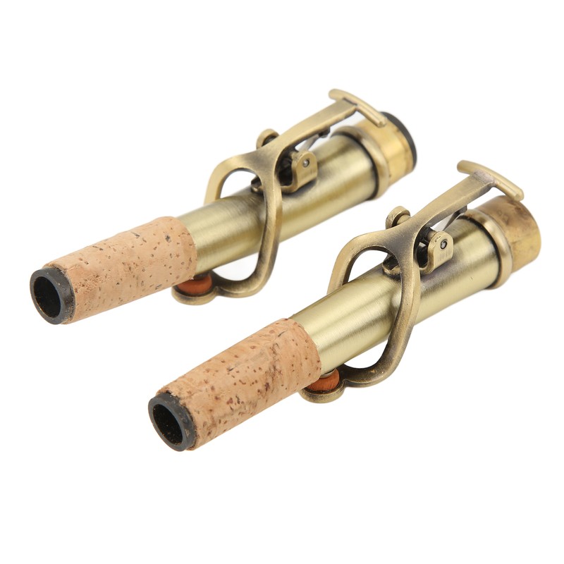 2Pcs Saxophone Neck Metal Straight Curved Accessory Replacement Set Kit