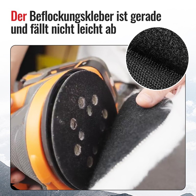 UICCVOKK Pack of 4 Polishing Discs 125 mm, Polishing Pad