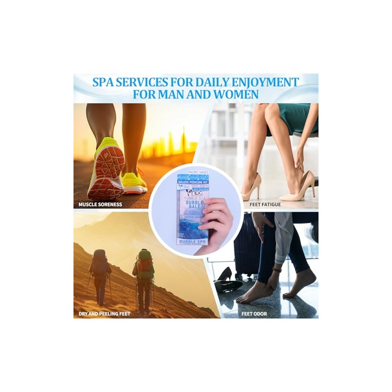 4-Step Foot Spa Kit for Soft and Smooth Feet