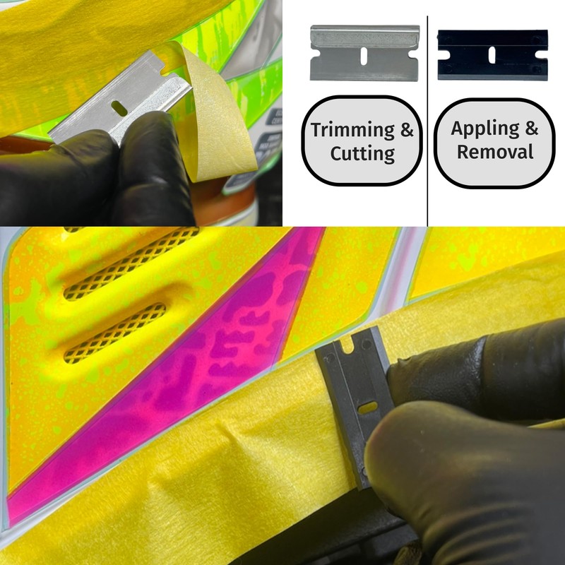 LiME LiNE Single Edge Razor Blades, Automotive Grade, Stainless Steel,10