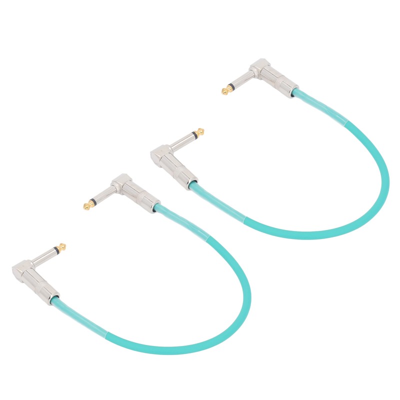 2PCS 12 Inch Guitar Jumper 1/4 Inch Plug Guitar Effect