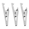 CeaHoify 50 Pcs Silver Tone Metal Alligator Clip Crocodile Clamps