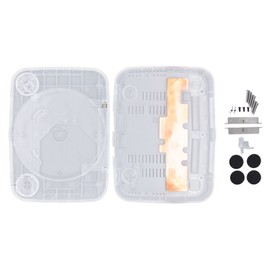 Console Replacement Shell Translucent Retro Console Case for PS1 for SCPH 001 SCPH 101 SCPH 102 SCPH 103 All Versions White