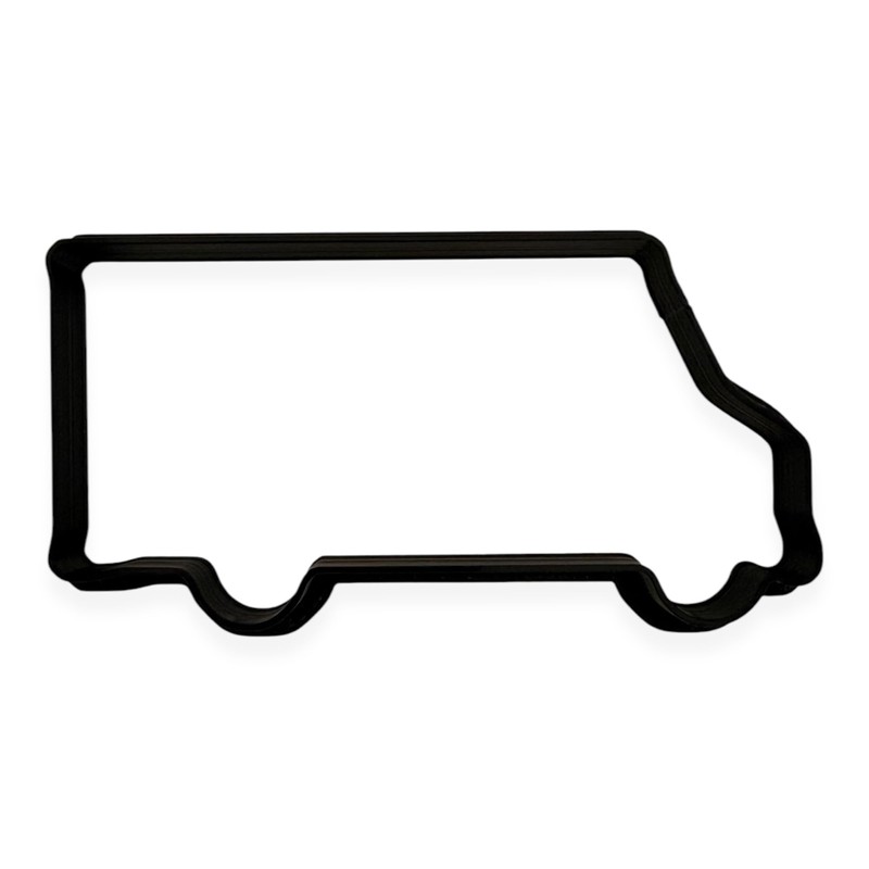 Food Truck Cookie Cutter with Easy Push Design