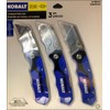 Kobalt Lockback Utility Knife 3 Piece Set with Quick Change