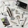Oak & Steel - 10 Piece Premium Stainless Steel Cocktail
