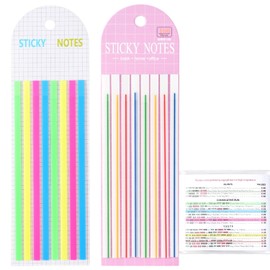 320 pcs Mahjong Card Line Finder Highlighter Tape, Mahjong Line Highlighter Stripe, Transparent Sticky Card Markers Tabs, Mahjong Game Rule Reader, Reusable & No Adhesive Residue (Solid color + Lines)
