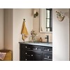 Moen Meena Matte Black One-Handle Single Hole Modern Bathroom Sink