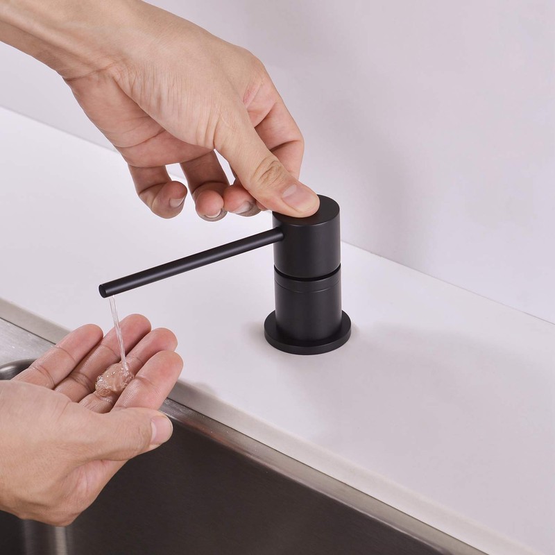 GICASA Kitchen Soap Dispenser, Built in Liquid Soap Lotion Dispenser