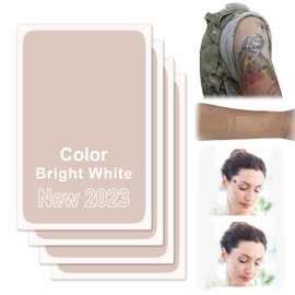 2023New Tattoo Cover Up, Tape, Cover Up Sticker Pads Patches Sheets, Scar Concealing Tape, Waterproof, Lasts 3-7 days, Flaw Concealing Tape For Tattoos【Bright White 4Pcs】