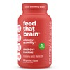Feed That Brain Energy Gummy, Vitamin B12, Green Tea Extract,