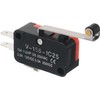 A-DIGISHUO 10pcs Micro Limit Switch V-156-1C25 Hinge Roller Lever Arm