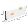 Hsthe Sea 2Pcs Adjustable Drawer Dividers Organizer, Expandable Draw Dividers