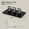 Clikuutory Black Wall Mounted High Gloss Folding Table 23.6" L
