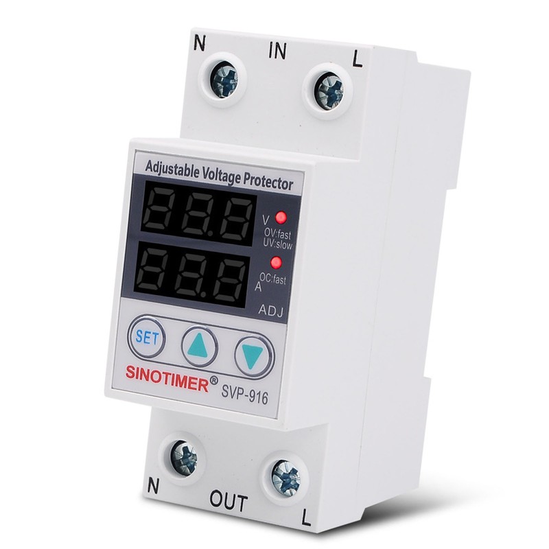 Multifunctional Adjustable Voltage Limit Current Protector Self Resetting Switch Dual
