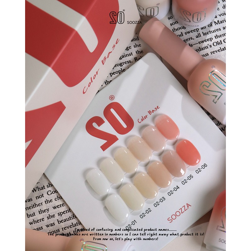 classic nail SOOZZA No. 2 Syrup Base Gel Nail Set