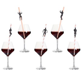 Heclia 36 PCS Bachelorette Party Straws Funny Dancer Drinking Straws Food Grade Safe Paper Straw for Bridal Shower Bachelorette Party Decorations Parties Favors Wedding Supplies Hen Night Essentials