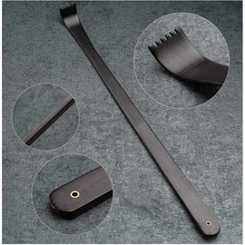 Tomorotec 100% Natural Wood Back Massager, Therapeutic Back Scratchers, Body Relaxation Massager Set for Itching Relief (16 inch)