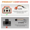 KVAEY 2 PCS H4 9003 HB2 Wiring Harness Headlight Socket,