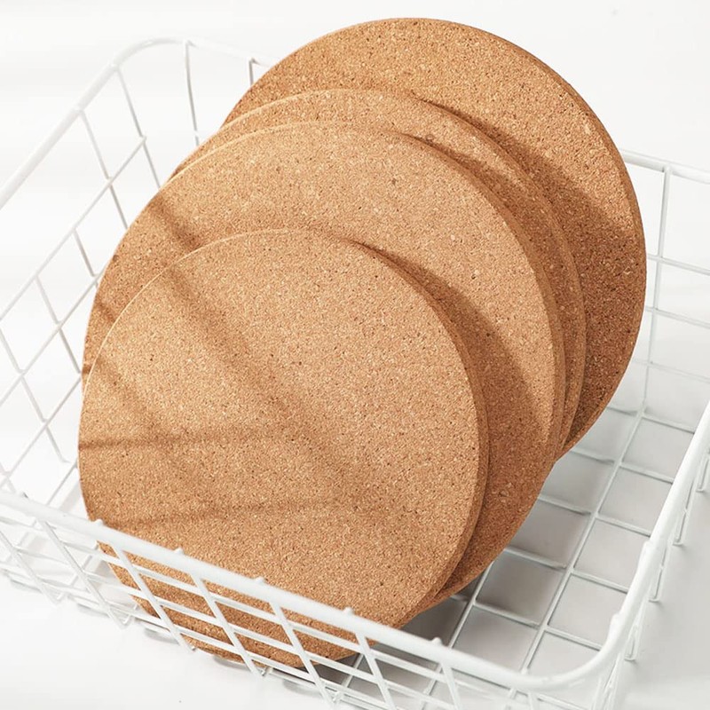 UNS Cork Trivet, W 5.9 x D 5.9 x H