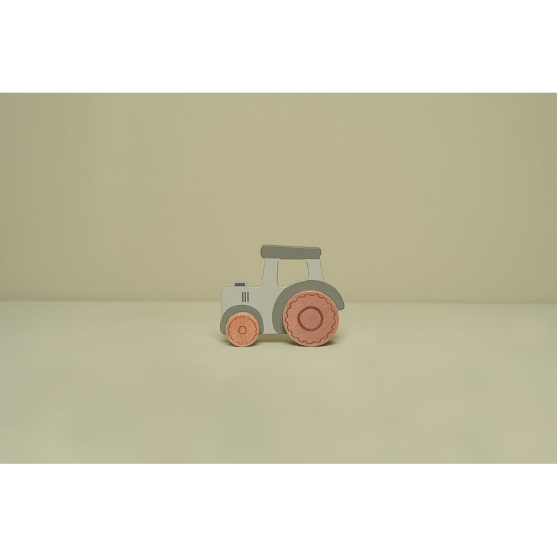 Little Dutch Little Farm 7134 FSC Wooden Tractor Green