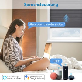 LoraTap WiFi Smart Shutters Timer Switch Shutter Timer for Shutter Motor Compatible with Google Home