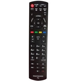 VINABTY N2QAYB000830 Replacement Remote Control Compatible with Panasonic TX50AS520Y Tx42as520y Tx-50as500y Tx42as500yTx-39as500y TH-LR42E6 TH-LR32E6 TX-50ASX603 TX-L24XW6 TTTX-L32BL6B TX-L32BL6E