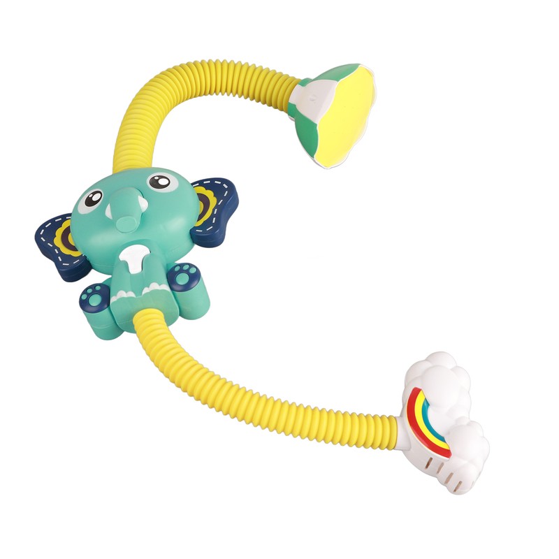 Children Electric Shower Macaron Elephant Shape Water Spray Baby Bathing