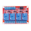 Hailege 2pcs 24V 4 Channel Relay Module OPTO Insulated Support