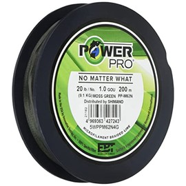 Shimano PP-M62N Power Pro PE Line Z 200m No. 0.8 Moss Green