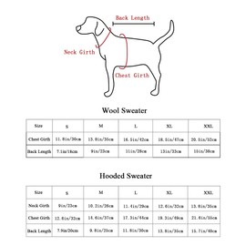 2 Pack Pet Dog Clothes Knitwear Dog Sweater Dog Hoodie Sweatshirts Soft Thickening Warm Pup for Small Dogs Chihuahua Coat Clothing Puppy Cat Custume (Blue, Small)