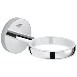 Grohe 40585001 BauCosmopolitan holder f.glass/soap, Starlight Chrome